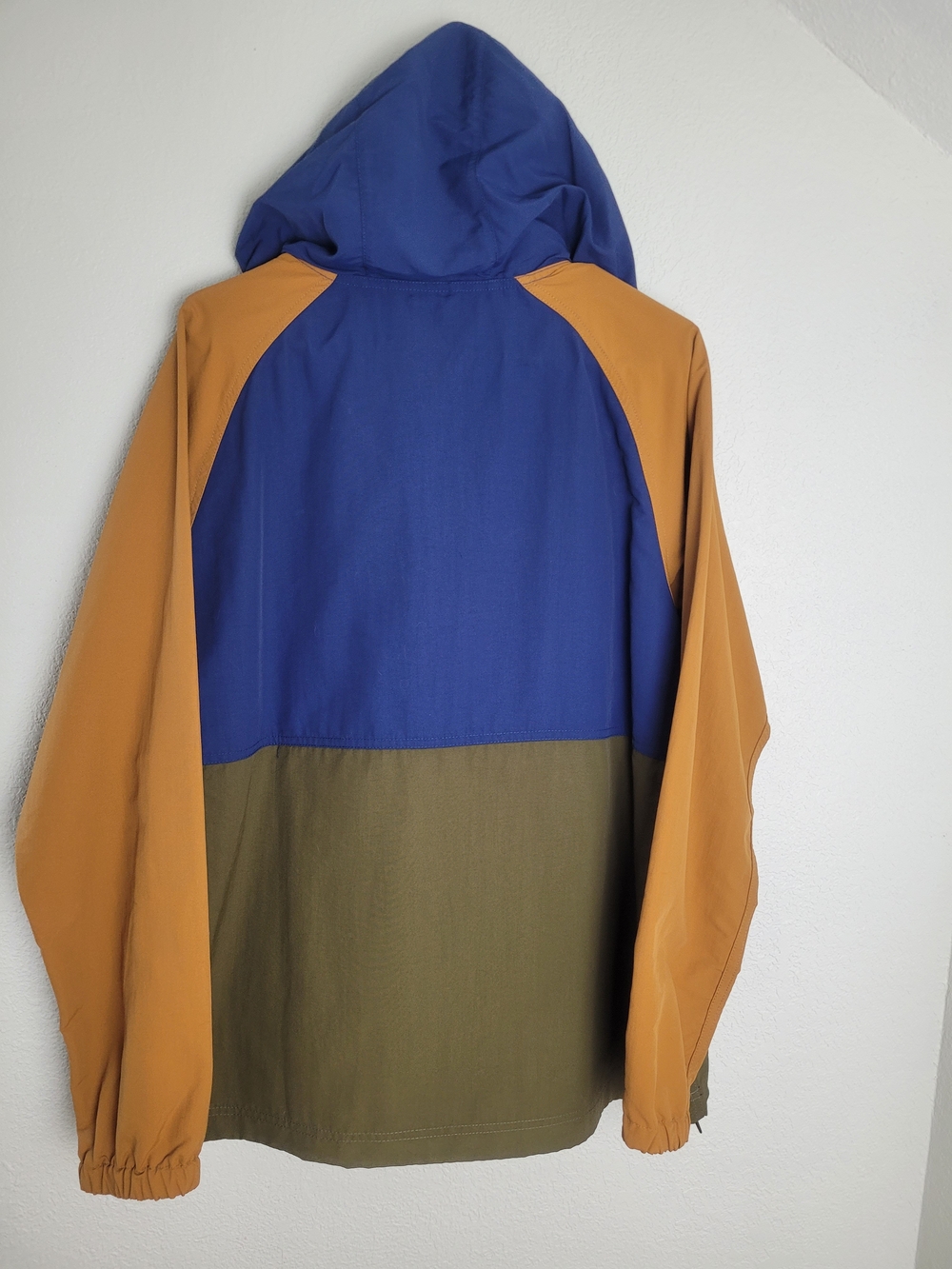 L.L. Bean Olive, Blue & Teal Colorblock Jogger Jacket - Picture 6 of 15